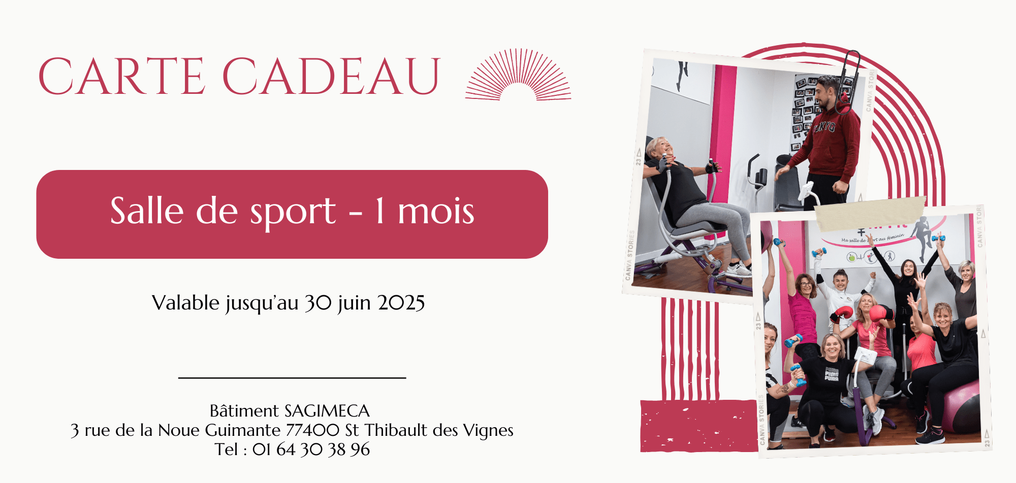 carte cadeau sport